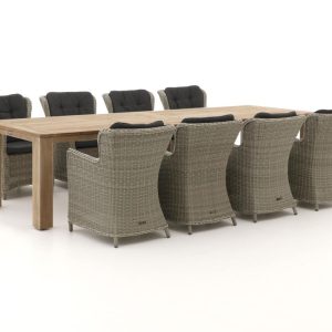 Intenso Milano/ROUGH-X 320 cm Gartenmöbel-Set 9-teilig