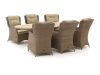 Intenso Milano/ROUGH-Y Ellips 240 cm Dining-Lounge Gartenmöbel-Set 7-teilig