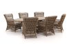 Intenso Milano/ROUGH-Y Ellips 240 cm Dining-Lounge Gartenmöbel-Set 7-teilig
