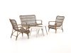Intenso Napoli/Bovezzo Sessel-Sofa Lounge-Set 5-teilig