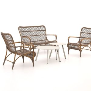 Intenso Napoli/Bovezzo Sessel-Sofa Lounge-Set 5-teilig