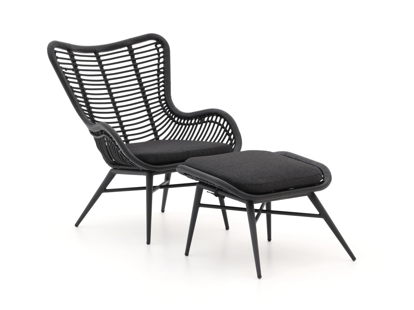 Intenso Rovello Gartensessel mit Hocker