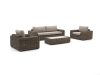 Intenso Segrino Sessel-Sofa Lounge-Set 4-teilig