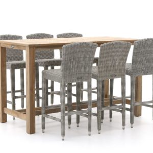 Intenso Sergio/ROUGH-X 180 cm Gartenbar-Set 7-teilig