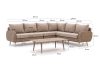 Intenso Suzzara/ROUGH-K Ecklounge-Set 5-teilig