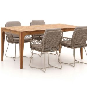 Intenso Trasimeno/Bruca 170 cm Gartenmöbel-Set 5-teilig