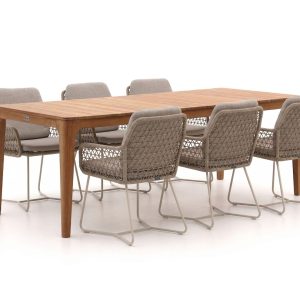 Intenso Trasimeno/Bruca 220 cm Gartenmöbel-Set 7-teilig