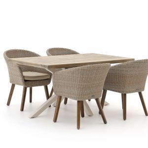 Intenso Tropea/Montorio 160 cm Gartenmöbel-Set 5-teilig