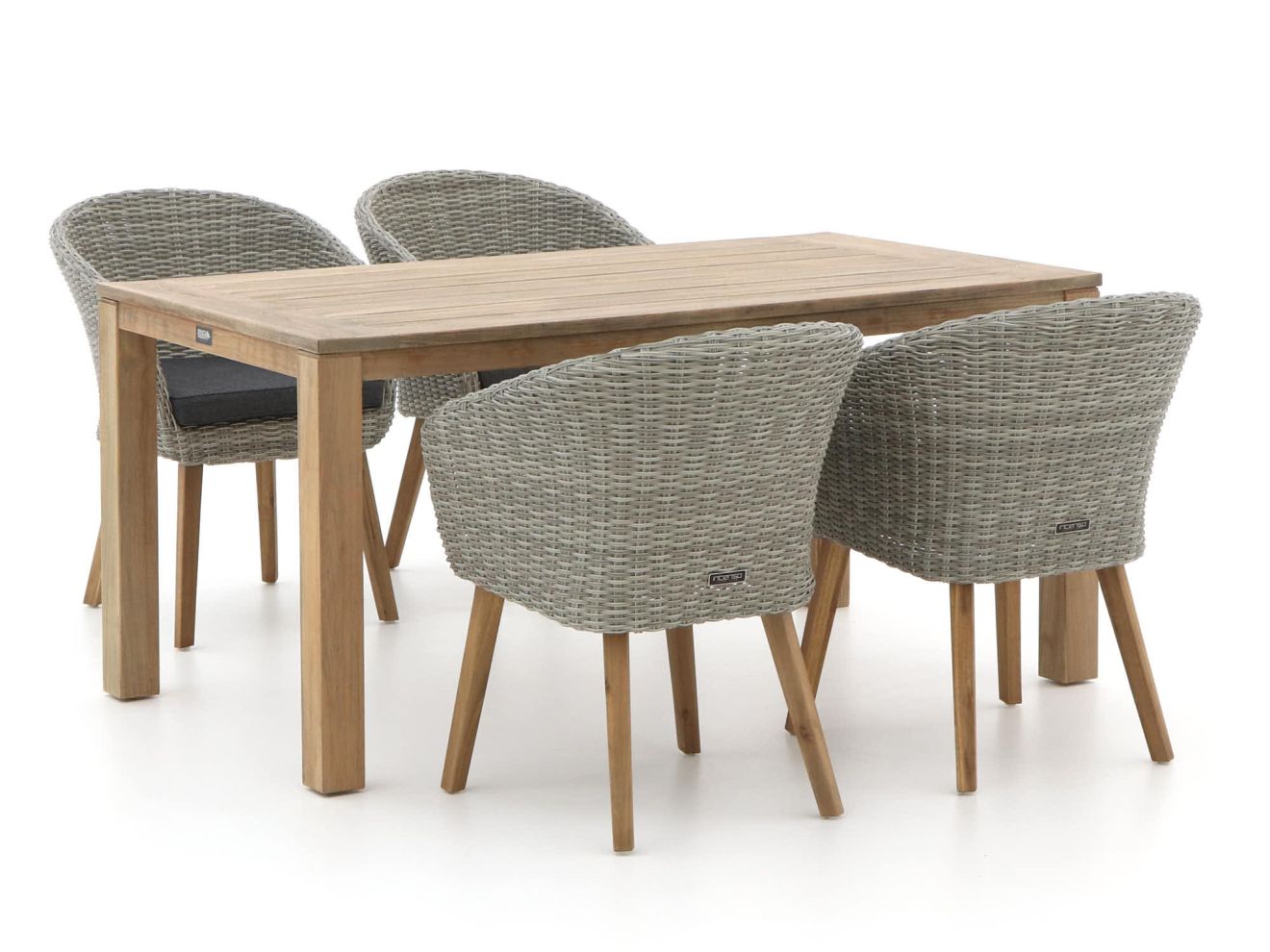 Intenso Tropea/ROUGH-S 160 cm Gartenmöbel-Set 5-teilig