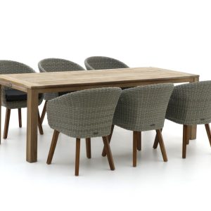 Intenso Tropea/ROUGH-S 220 cm Gartenmöbel-Set 7-teilig