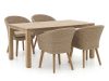 Intenso Tropea/ROUGH-X 180 cm Gartenmöbel-Set 5-teilig
