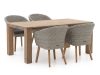Intenso Tropea/ROUGH-X 180 cm Gartenmöbel-Set 5-teilig
