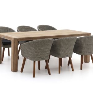 Intenso Tropea/ROUGH-X 240 cm Gartenmöbel-Set 7-teilig