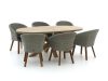 Intenso Tropea/ROUGH-Y Ellips 200 cm Gartenmöbel-Set 7-teilig