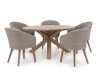 Intenso Tropea/ROUGH-Y ø 150 cm Gartenmöbel-Set 6-teilig