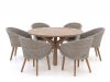 Intenso Tropea/ROUGH-Y ø 150 cm Gartenmöbel-Set 7-teilig