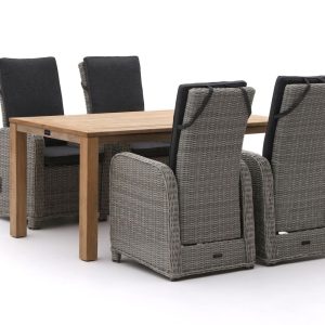 Intenso Umbria/ROUGH-S 160 cm Gartenmöbel-Set 5-teilig verstellbar