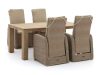 Intenso Umbria/ROUGH-X 180 cm Gartenmöbel-Set 5-teilig verstellbar
