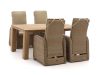 Intenso Umbria/ROUGH-X 200 cm Gartenmöbel-Set 5-teilig verstellbar