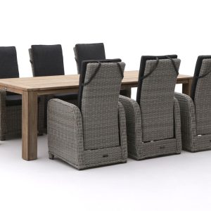 Intenso Umbria/ROUGH-X 240 cm Gartenmöbel-Set 7-teilig verstellbar
