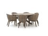 Intenso Venaco/ROUGH-Y ø 150 cm Gartenmöbel-Set 7-teilig