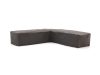 Kees Smit Gartenmöbelabdeckung Ecklounge-Set 215x85/215x85x70 cm