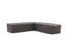 Kees Smit Gartenmöbelabdeckung Ecklounge-Set 280x85/280x85x60 cm