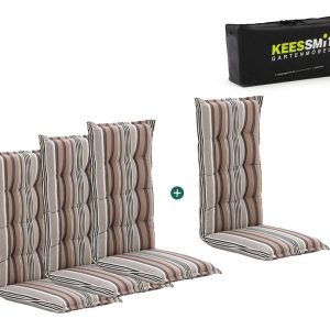 Madison 4er Hochleher Auflagen Set
