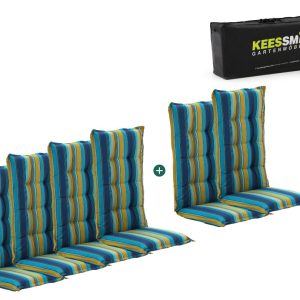 Madison 6er Hochleher Auflagen Set