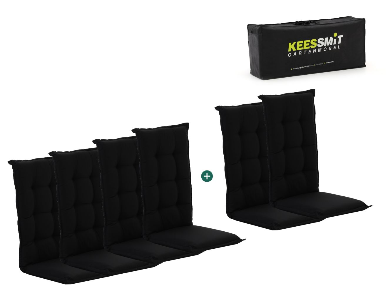 Madison 6er Hochleher Auflagen Set