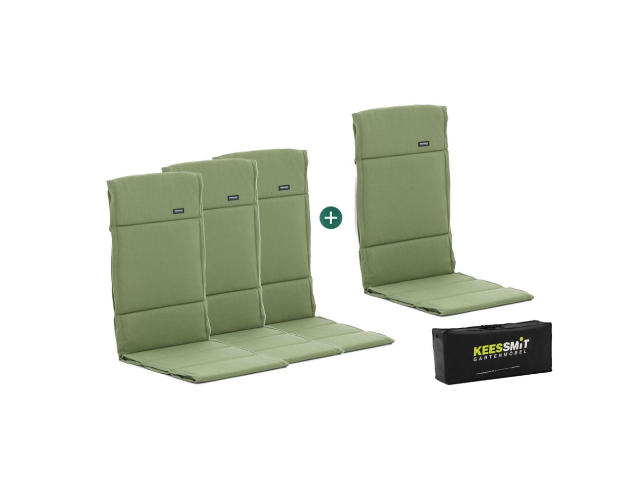 Madison Fiber 4er Hochleher Auflagen Set