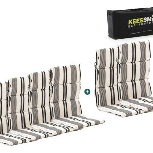 Madison Fiber Hochleher Auflagen Set von 6