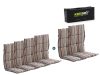 Madison Fiber Hochleher Auflagen Set von 6