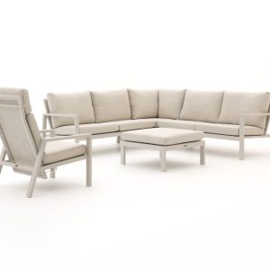 Manifesto Alzano Ecklounge-Set 5-teilig 6-Sitzer verstellbar