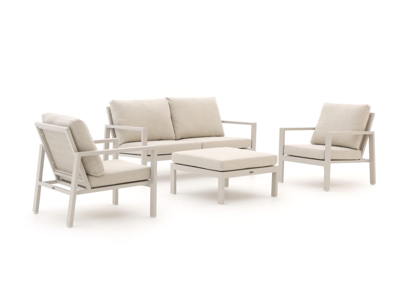 Manifesto Alzano Sessel-Sofa Lounge-Set 4-teilig