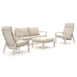 Manifesto Alzano Sessel-Sofa Lounge-Set 4-teilig verstellbar