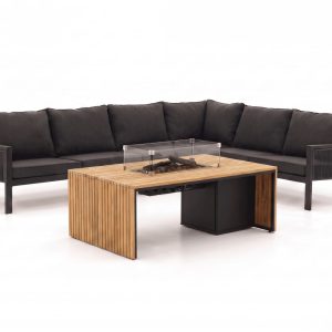 Manifesto Alzano/Cosibridge Ecklounge-Set mit Feuertisch 5-teilig