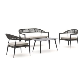 Manifesto Belpasso Sessel-Sofa Lounge-Set 4-teilig