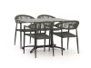 Manifesto Belpasso/Canzo 120 cm Gartenmöbel-Set 5-teilig klappbar stapelbar
