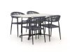Manifesto Belpasso/Canzo 140 cm Gartenmöbel-Set 5-teilig klappbar stapelbar