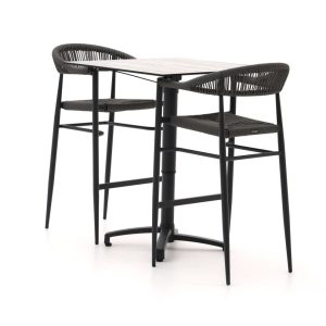 Manifesto Belpasso/Canzo 70 cm Gartenbar-Set 3-Teilig Stapelbar