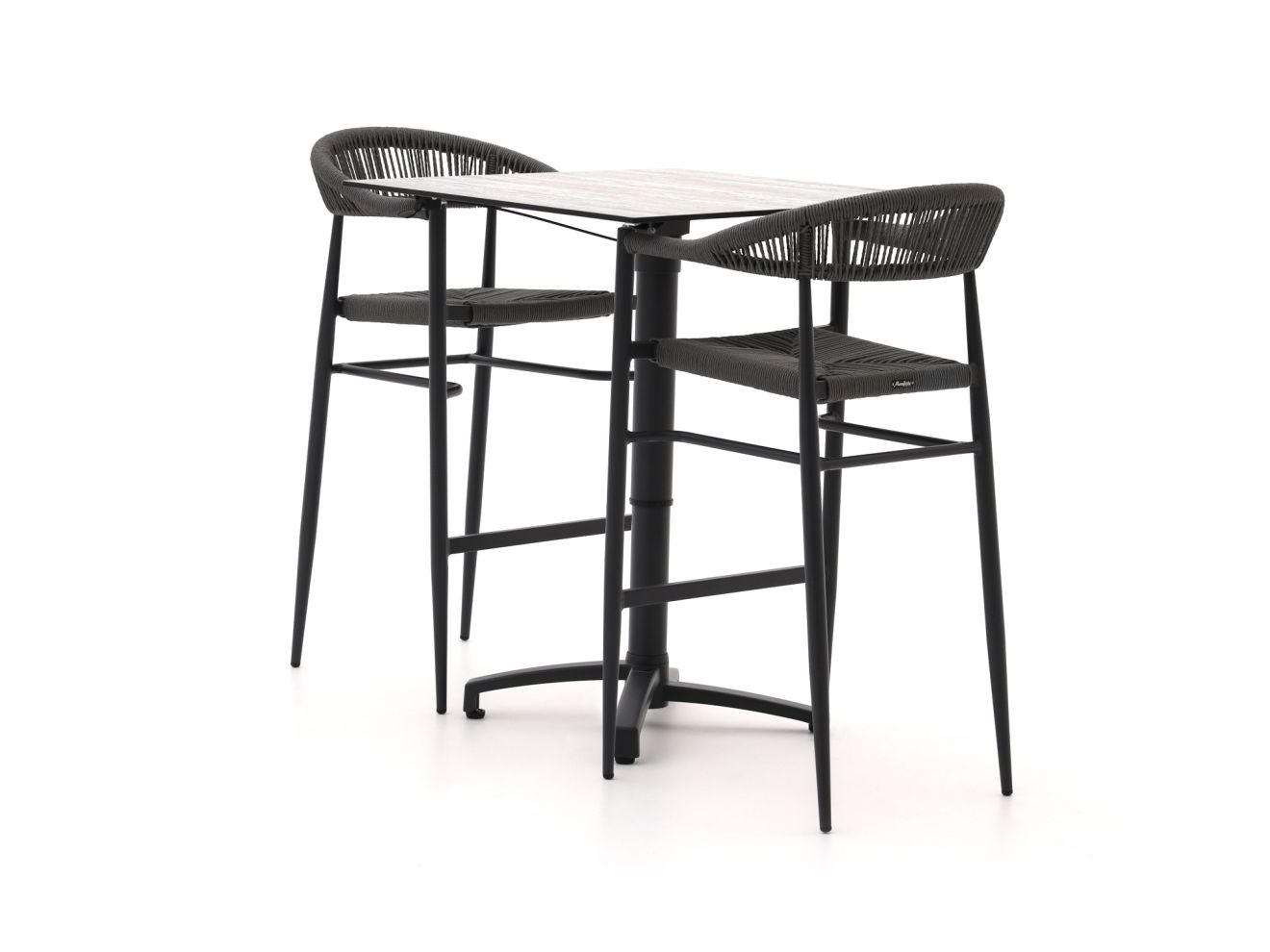 Manifesto Belpasso/Canzo 70 cm Gartenbar-Set 3-Teilig Stapelbar