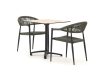 Manifesto Belpasso/Canzo 80 cm Gartenmöbel-Set 3-teilig klappbar stapelbar