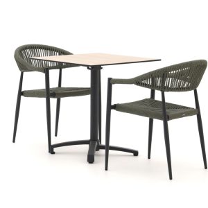 Manifesto Belpasso/Canzo 80 cm Gartenmöbel-Set 3-teilig klappbar stapelbar