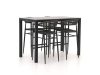 Manifesto Belpasso/Fidenza 150 cm Gartenbar-Set 5-teilig stapelbar