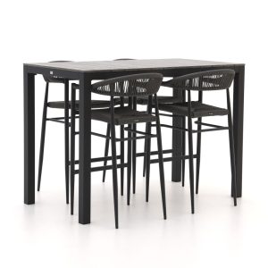 Manifesto Belpasso/Fidenza 150 cm Gartenbar-Set 5-teilig stapelbar