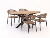 Manifesto Belpasso/Fidenza 180 cm oval Gartenmöbel-Set 5-teilig