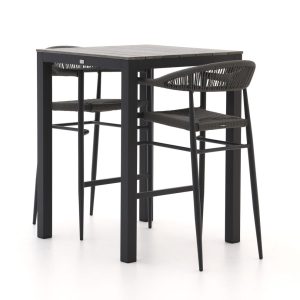Manifesto Belpasso/Fidenza 80 cm Gartenbar-Set 3-teilig stapelbar
