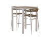 Manifesto Belpasso/Fidenza 80 cm Gartenbar-Set 3-teilig stapelbar