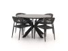Manifesto Belpasso/Fidenza ø 126 cm Gartenmöbel-Set 5-teilig stapelbar